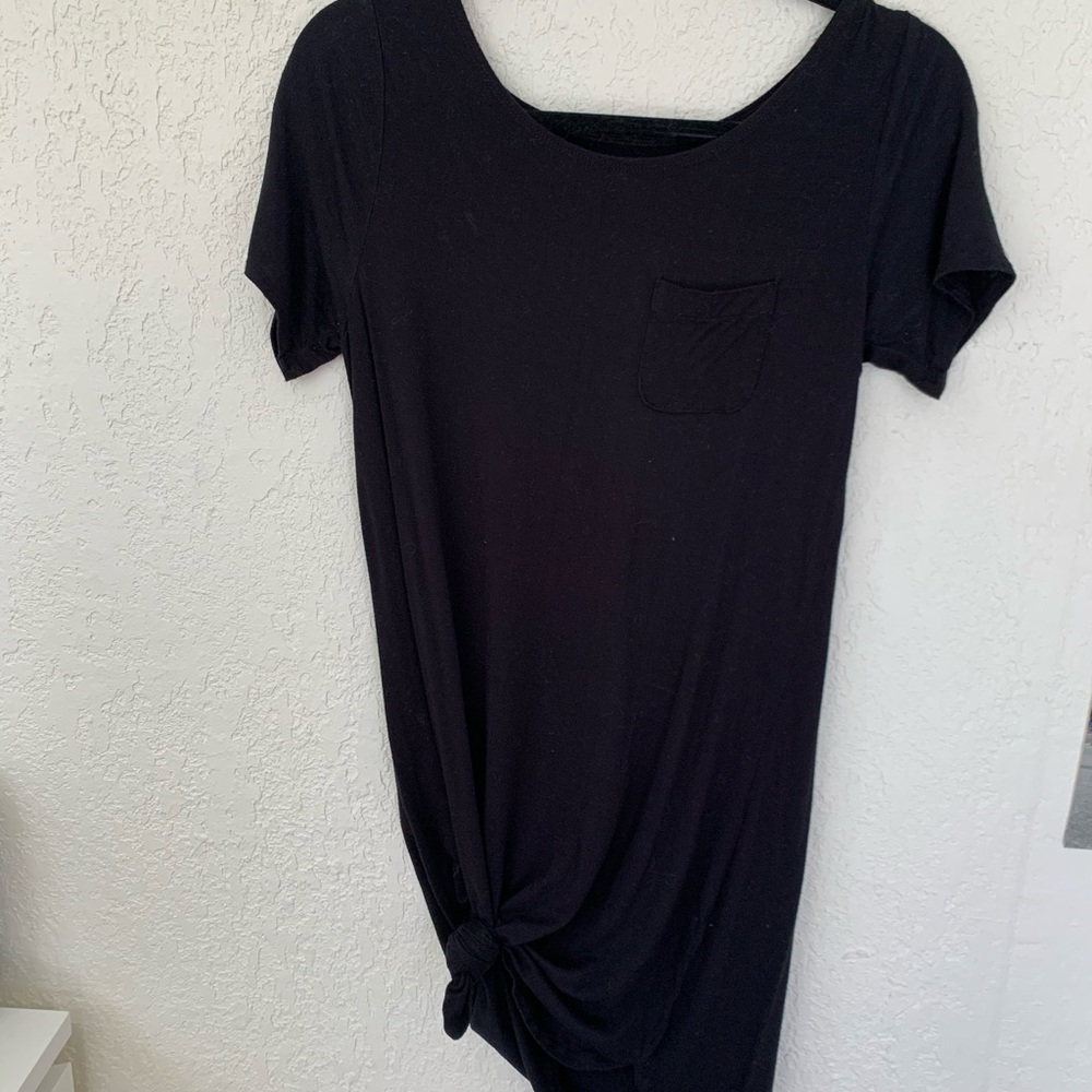 Hollister Black T-Shirt Dress